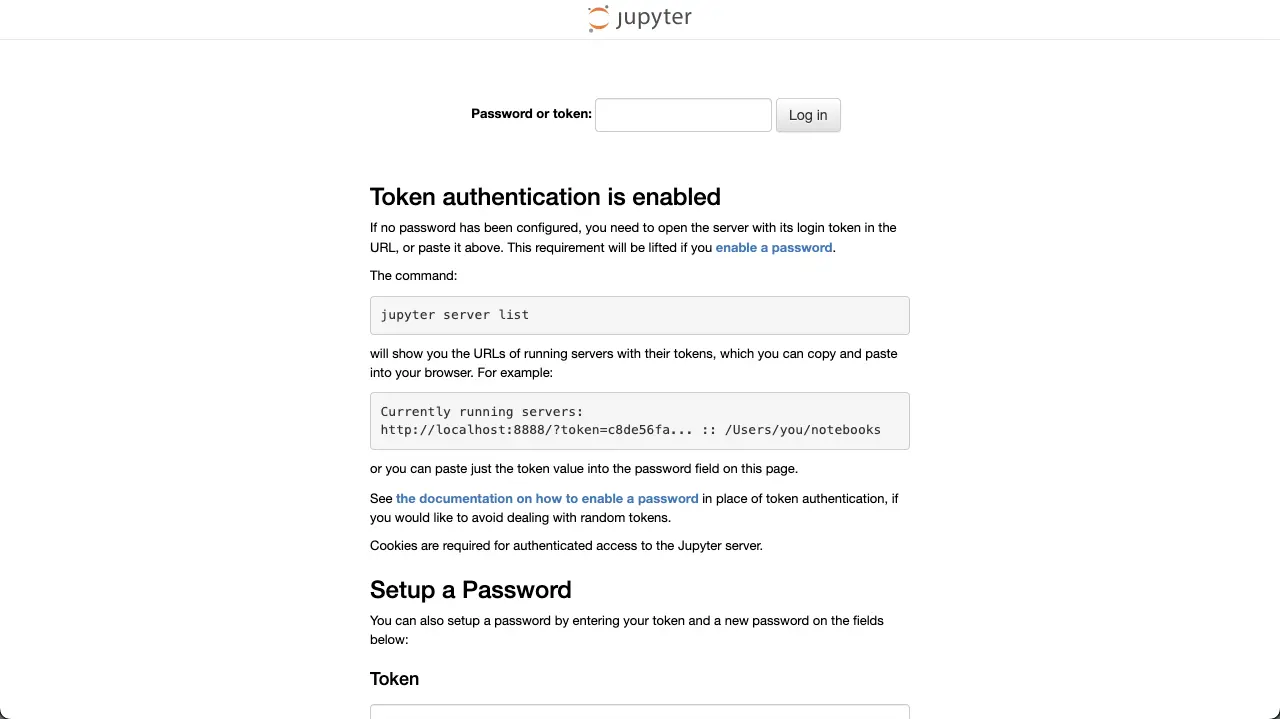 Jupyter Lab 登录